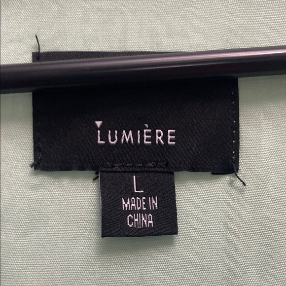 NWT Lumière Mint Boho Ruffle Oversized Romper Size Large - Picture 6 of 16